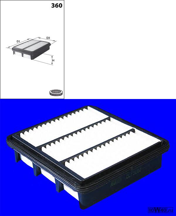 фильтр воздушный  ceed /  i30 1.4-1.6l 2007=>