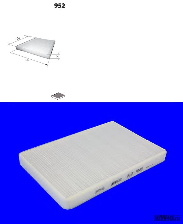 фильтр салона opel astra g,zafira delphi