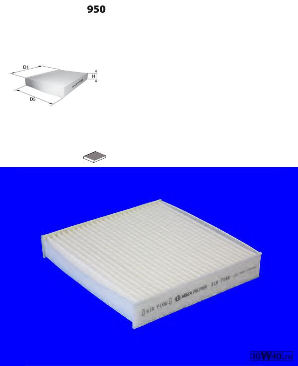 фильтр салона  Honda Jazz 02>