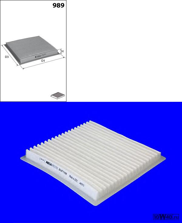 фильтр салона toyota land cruiser j120, yaris 02>