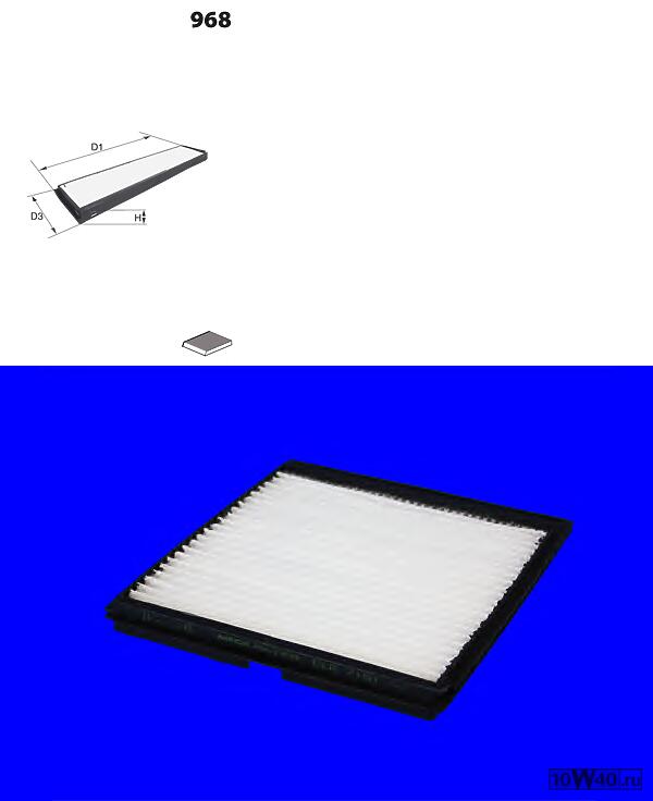 фильтр салона  Nissan Micra 1.0-1.4 16V/1.5D 92-03