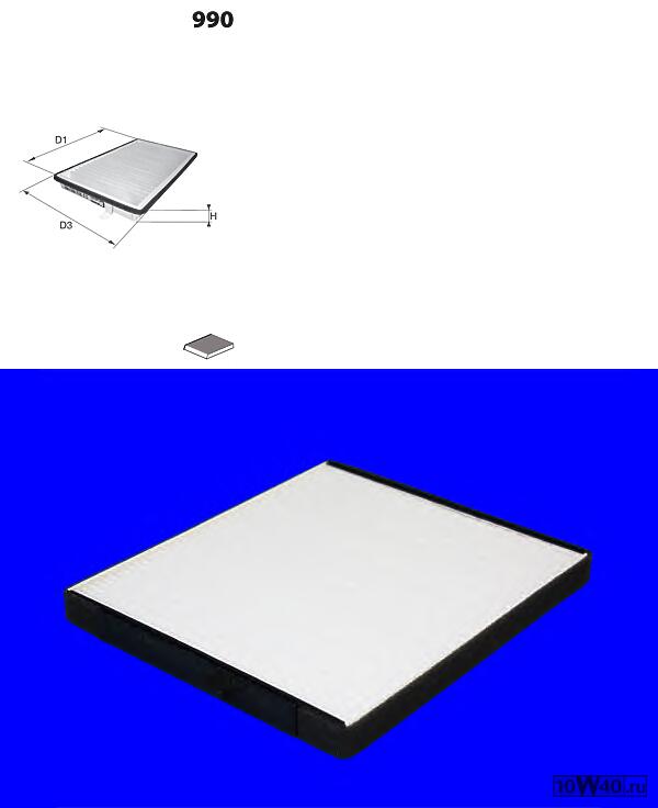 фильтр салона  Daewoo Kalos, Chevrolet Aveo 1.2/1.4 05>