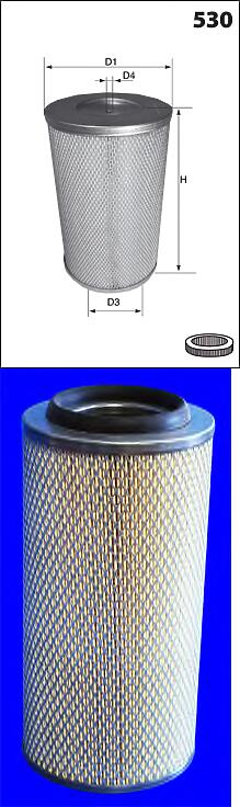 Код оригинала: FA3113 / 20947004 / PC844 / 0020947004, <BR>фильтр воздушный  MB OM615/OM616/OM617 207D-407D 2.0D-3.0D 77-90