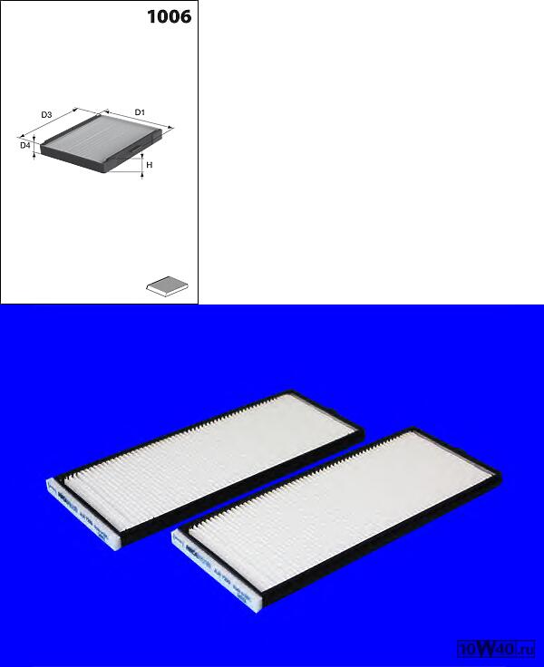 фильтр салона  getz 1.3-1.6l