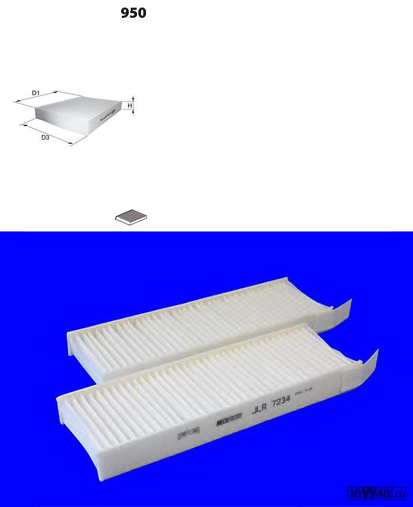 фильтр салона citroen berlingo / peugeot partner 1.6-2.0 2007=>