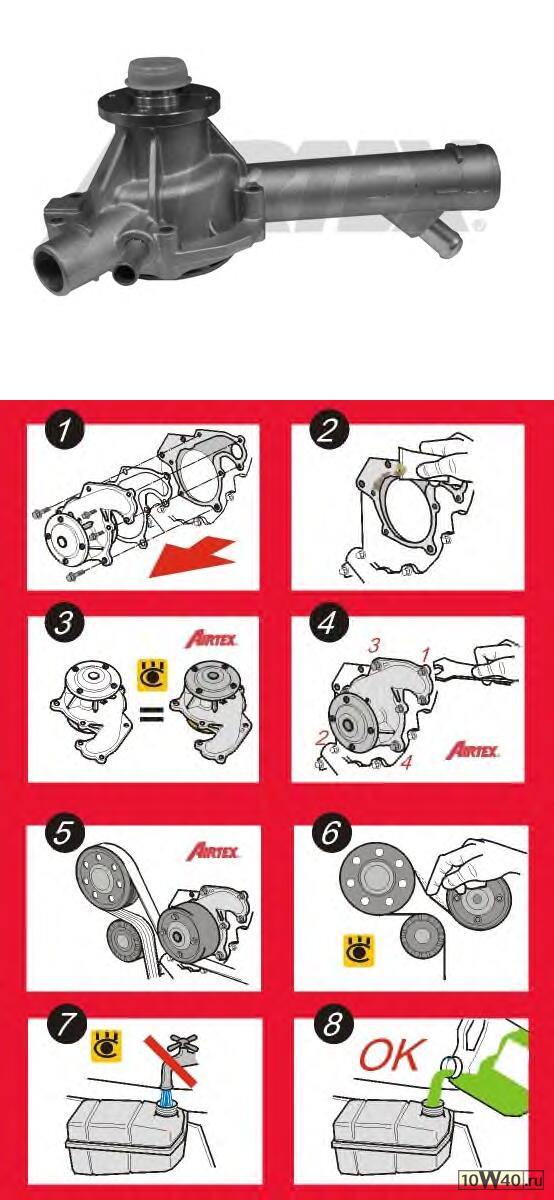 помпа водяная mercedes sprinter 2.3 ...