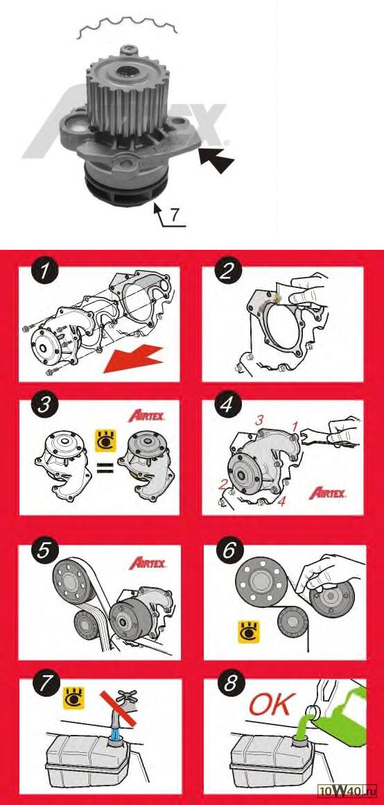 Насос водяной