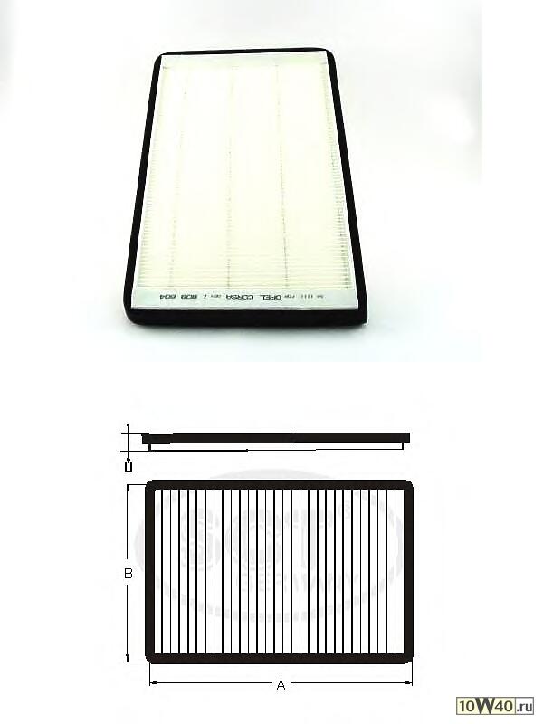 салонный фильтр opel corsa b / combo a 94-01