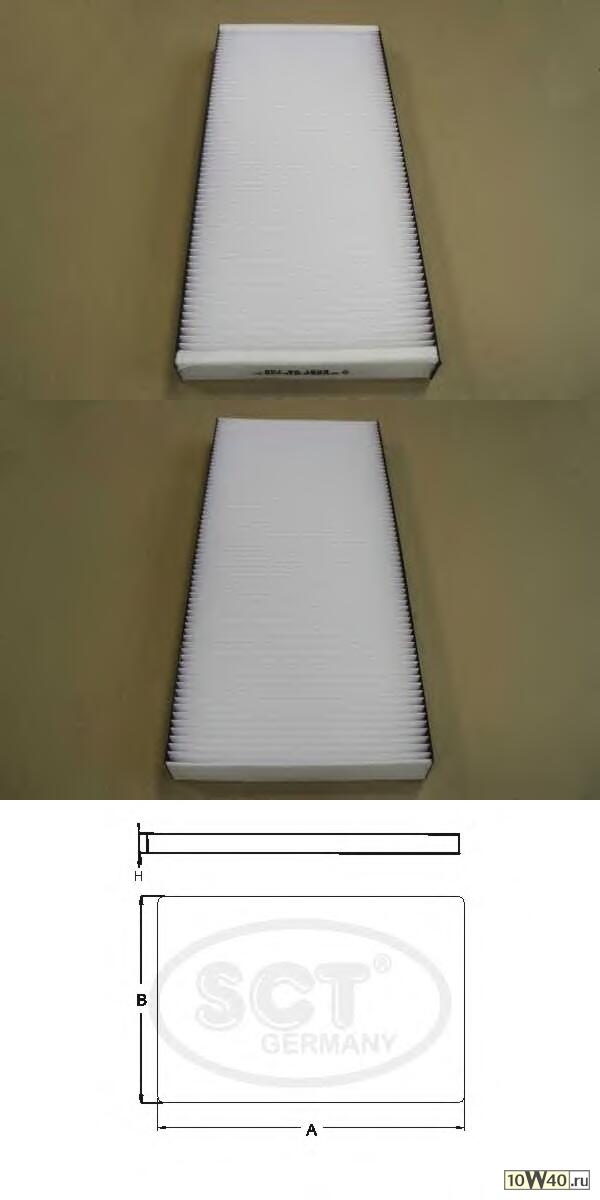 салонный фильтр mercedes w169 / w245