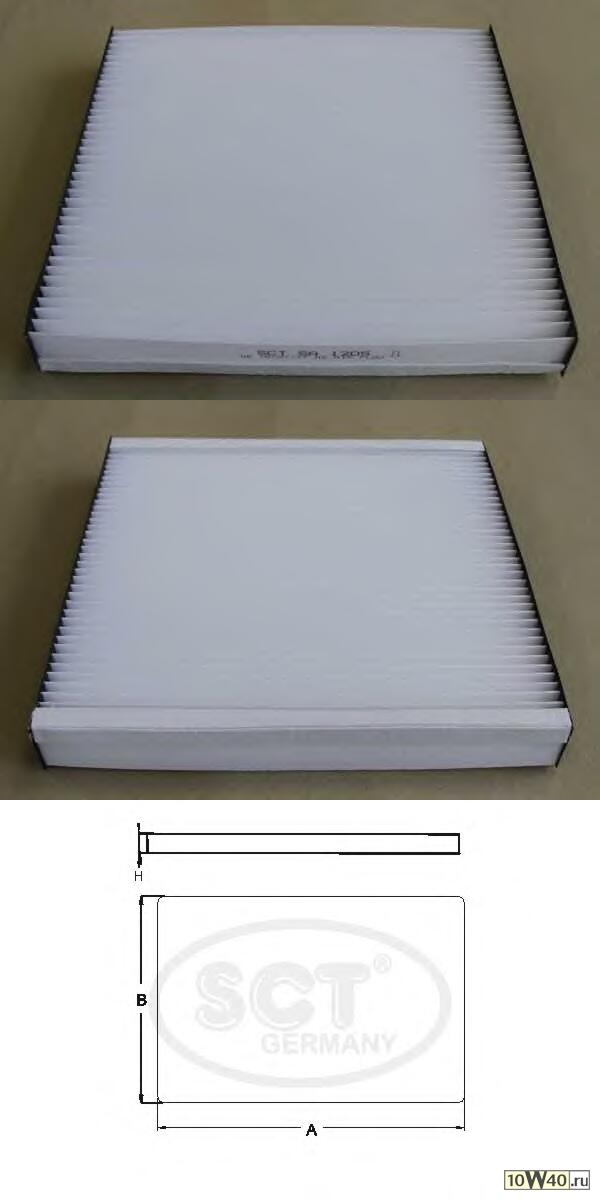 салонный фильтр honda cr-v III / IV 07- / 12- / civic 12- / accord vII / vIIi 03- / 08-