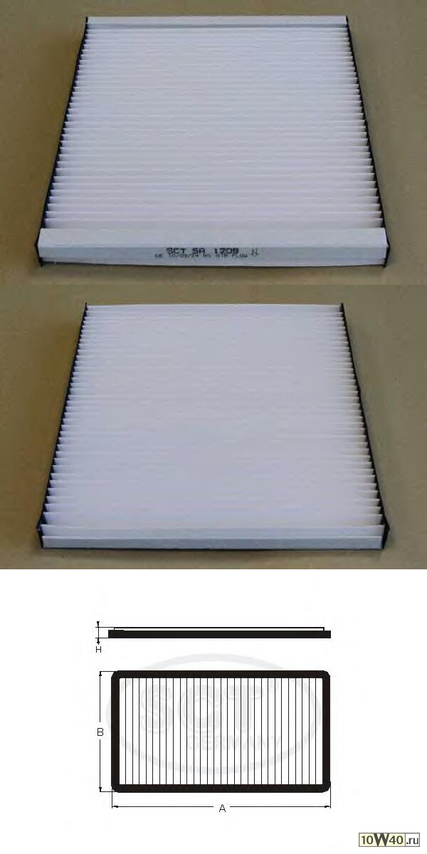 салонный фильтр toyota yaris / rav4 primera