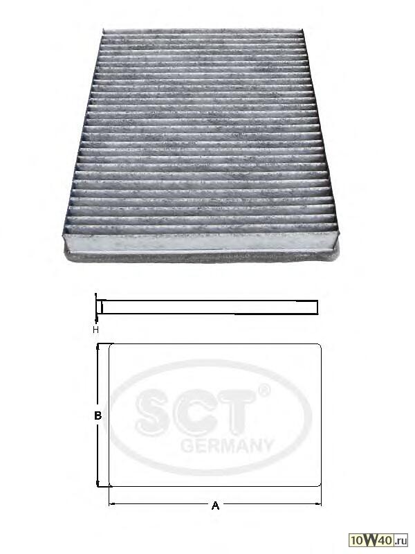 салонный фильтр chev cruze / aveo 11- / orlando / opel astra j / ford focus II / kuga I / mondeo IV 07- угольный