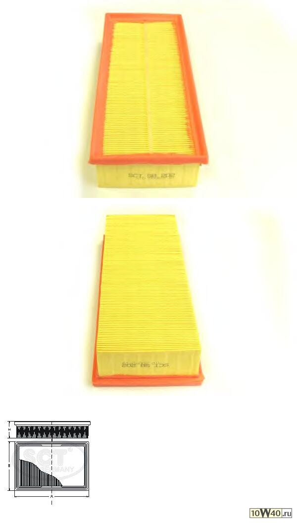 воздушный фильтр vag a80 / passat / golf 1.6-2.3