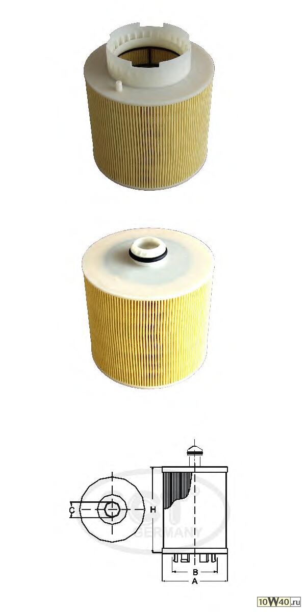 воздушный фильтр audi a6 2.4 / 3.2 / 4.2 04-