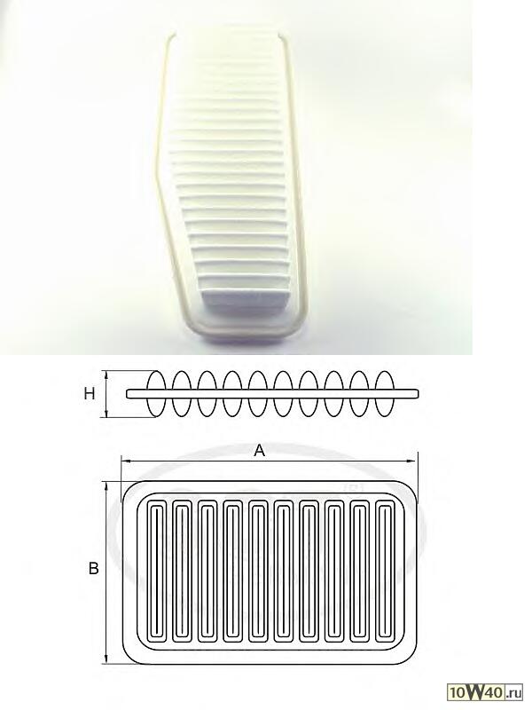 воздушный фильтр toyota avensis 00- / rav4 00-