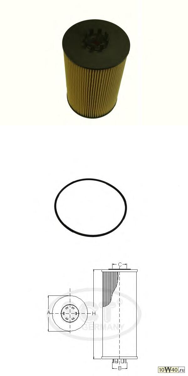 масляный фильтр mb actros II / atego III / claas tucano 11-