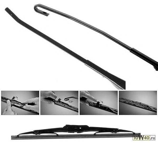 стеклоочиститель каркасный 330 mm exactfit