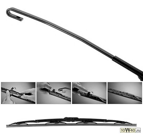 стеклоочиститель каркасный 550 mm exactfit