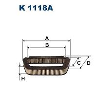 FILTRON K1118A (10311032 / 103142 / 1123200016) фильтр салона Audi (Ауди) a8 3.7-4.2l  2002=>  с актив.углем