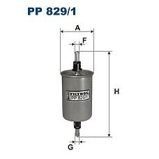 FILTRON PP 829/1 (60675978) фильтр топливный\ alfa 156 1.6i-2.0i / 2.0jts 97-06