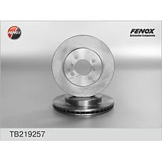 FENOX TB219257 (MB699285 / MR449770 / MR449771) торм.диск пер.вент.[256x24] 4 отв.