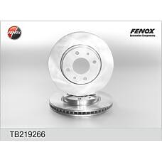 FENOX TB219266 (MR510741 / MR510741MR510742 / MR510742) диск тормозной | перед прав / лев |