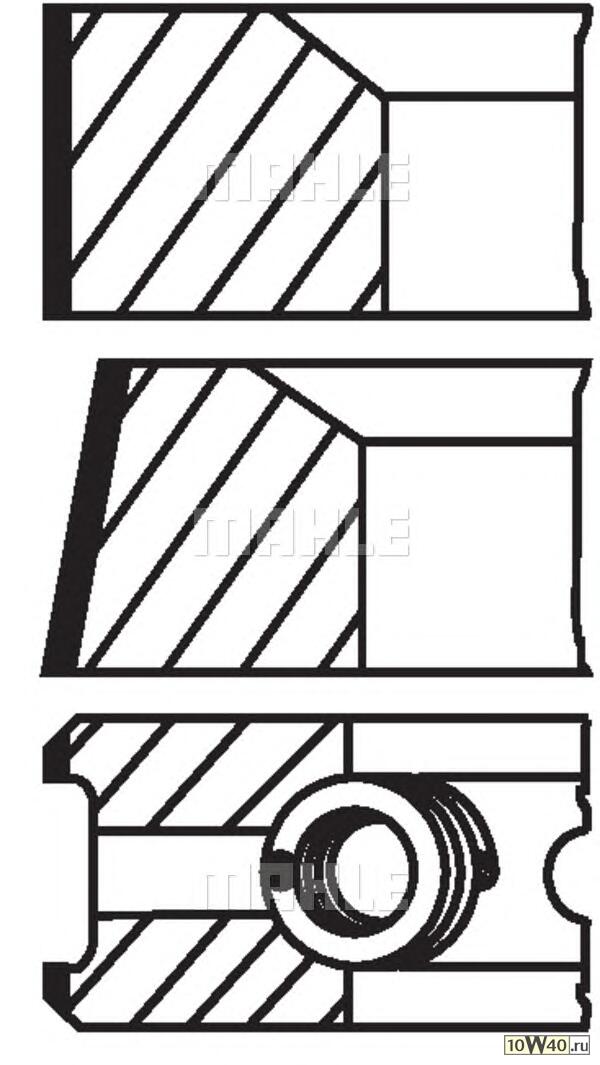 кольца порш. \ mb 2.3-3.5td om601-603 94> d89x2,5x2x3 std (1)