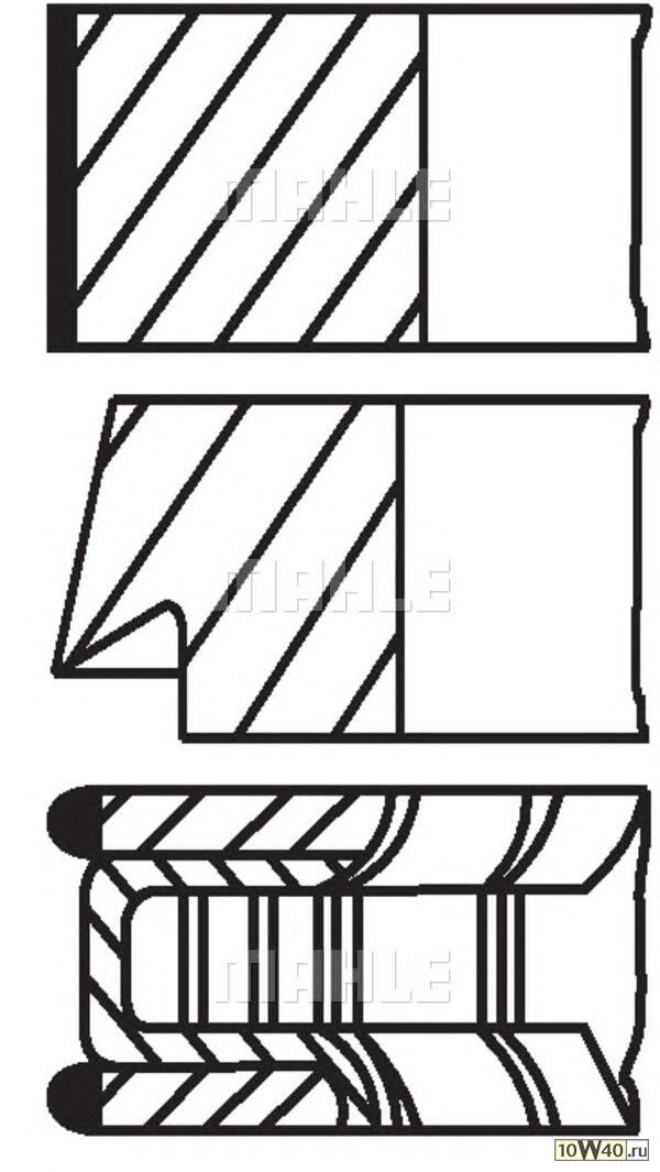 Кольца поршневые