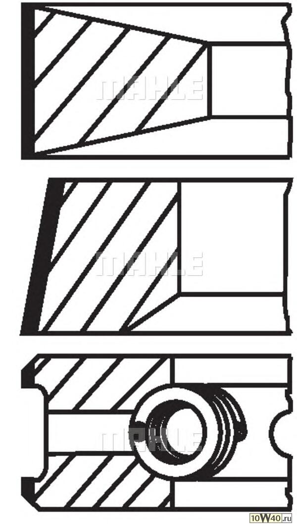 Кольца dm.93.67 STD [2.5-2-4] 1 ПОР.