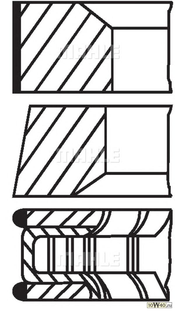 Кольца поршневые