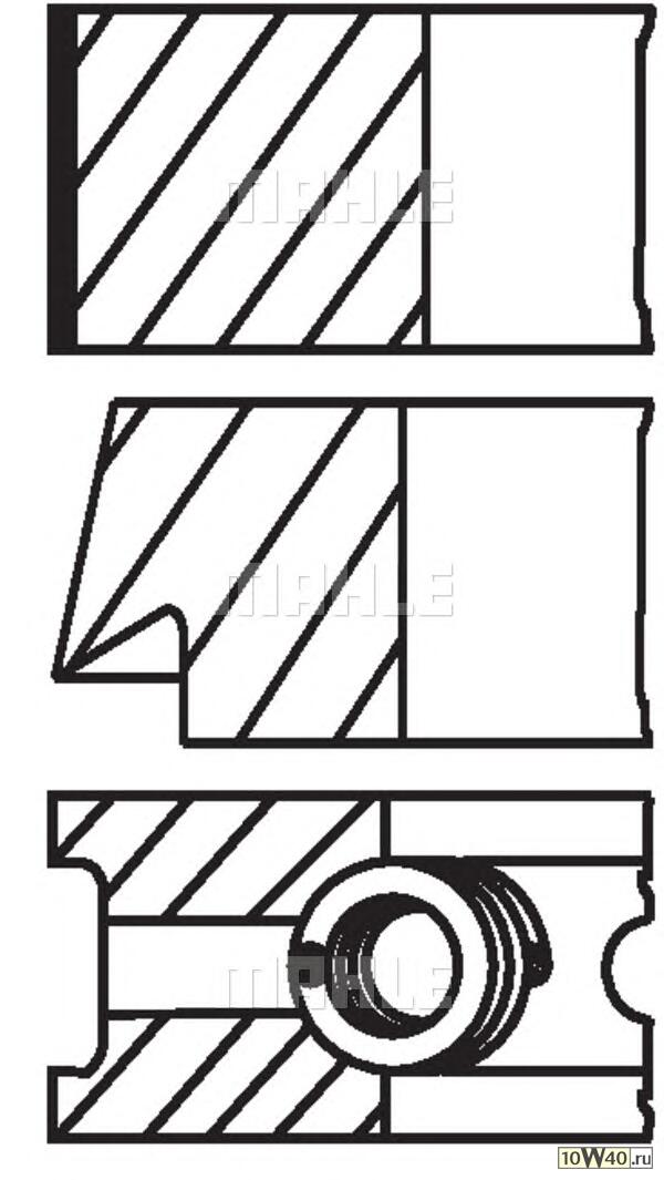 Код оригинала: , <BR> d75x1.75x2x4 +1.0 (1)  Audi 80, VW Golf/Polo 1.3 <88