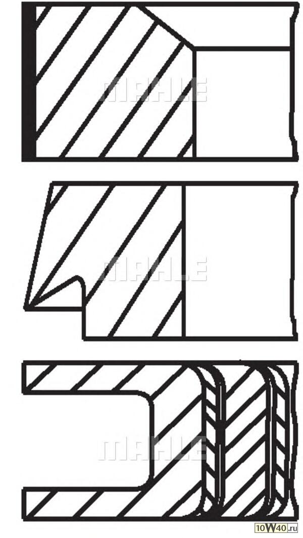Кольца поршневые