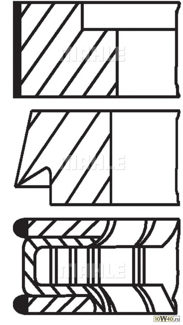 Кольца поршневые