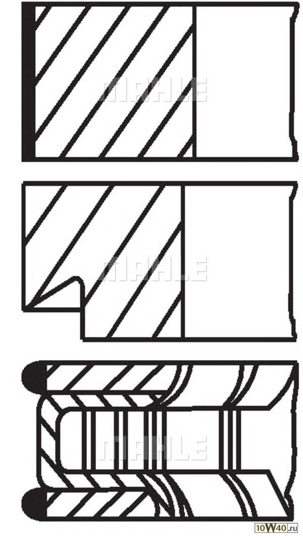 Кольца поршневые