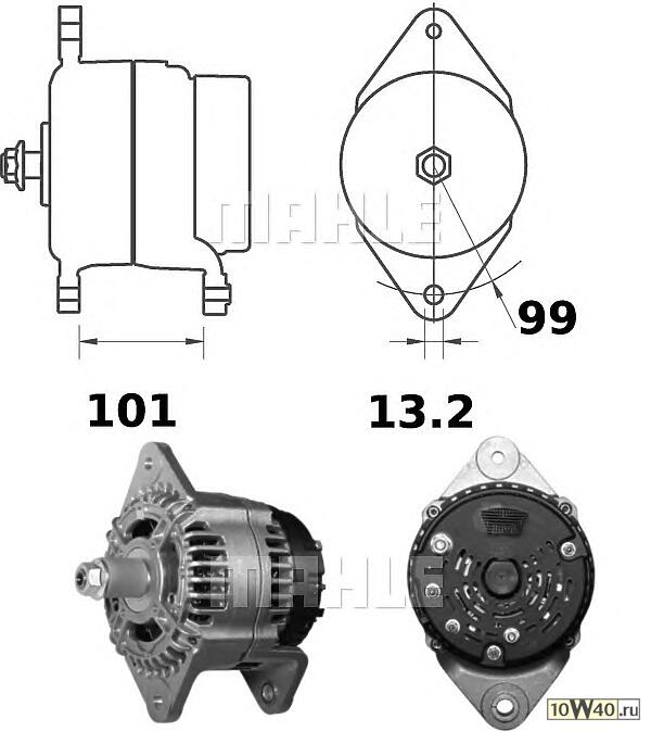 генератор mg 41   14v 200a