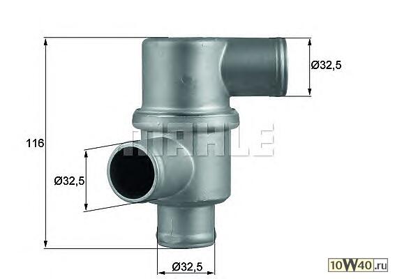 термостат корпусный\ lada niva 1.7i 96> / nova 1.3-1.7 81>