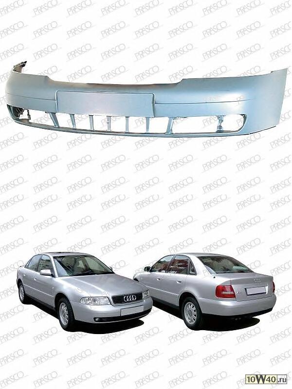 Бампер передний грунтованный / AUDI A4 02/99~09/00