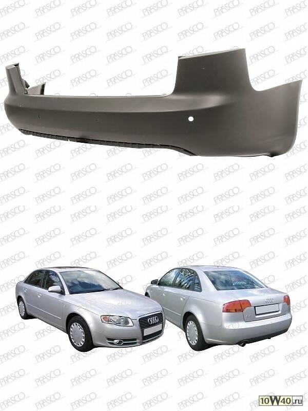 Бампер задний грунтованный с системой помощи при парковке / AUDI A-4 (Avant) 05~08