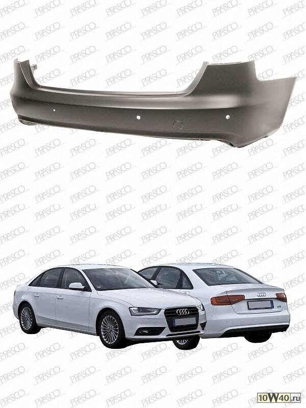 Бампер задний грунтованный / AUDI A-4 (Sedan) 13~15