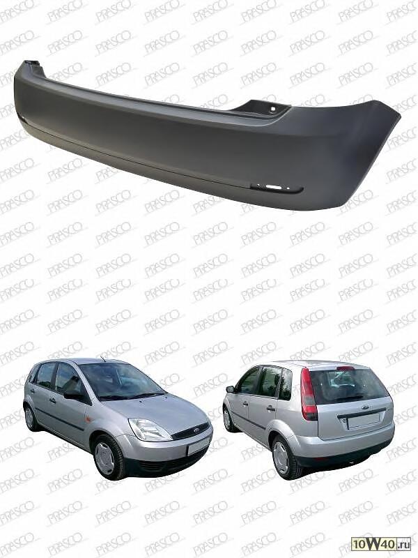 Бампер задний грунтованный / FORD Fiesta 01~