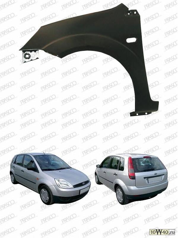 крыло переднее лев. с боковым отверст. под повтор.\ ford fiesta mk V 02-05