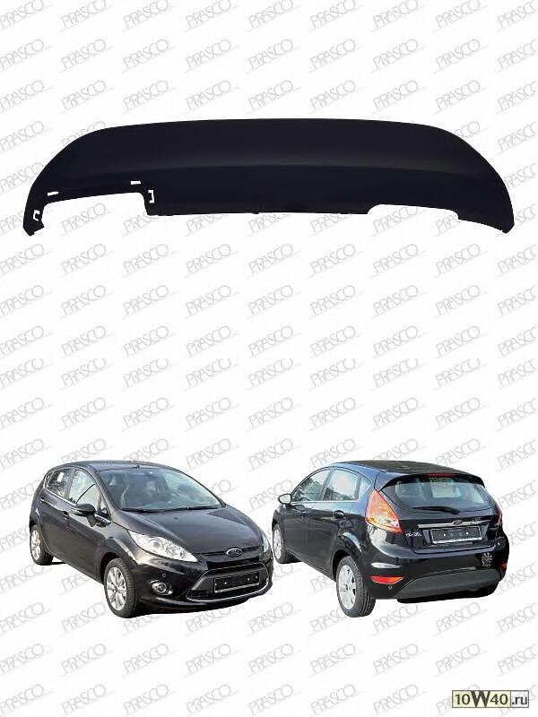 Накладка заднего бампера-medium grey / FORD Fiesta 08~