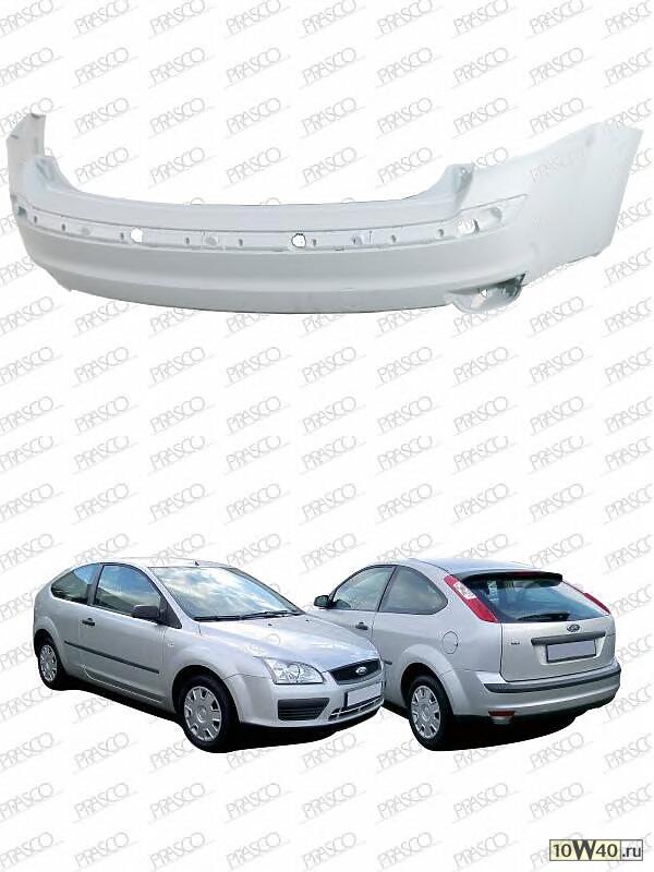Бампер задний грунтованный / FORD Focus II (3-х/5-ти дверн.) 04~