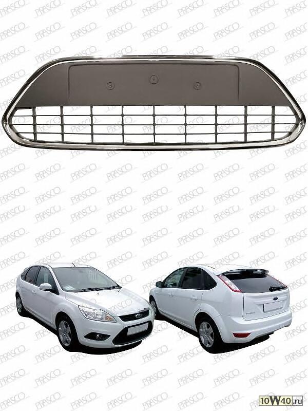 Решетка переднего бампера в сборе с хромированным молдингом / FORD Focus-II 08~