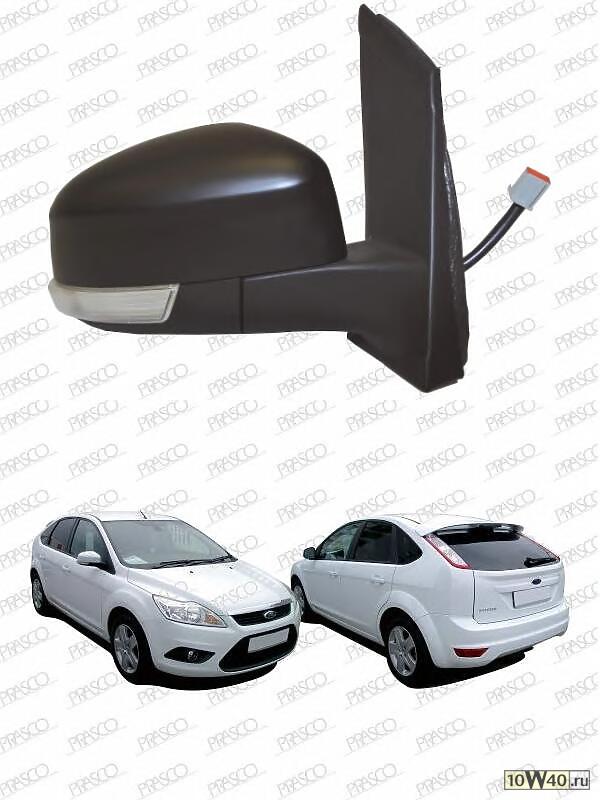 Зеркало в сборе с электроприводом правое, грунтованное / FORD Focus-II 08~