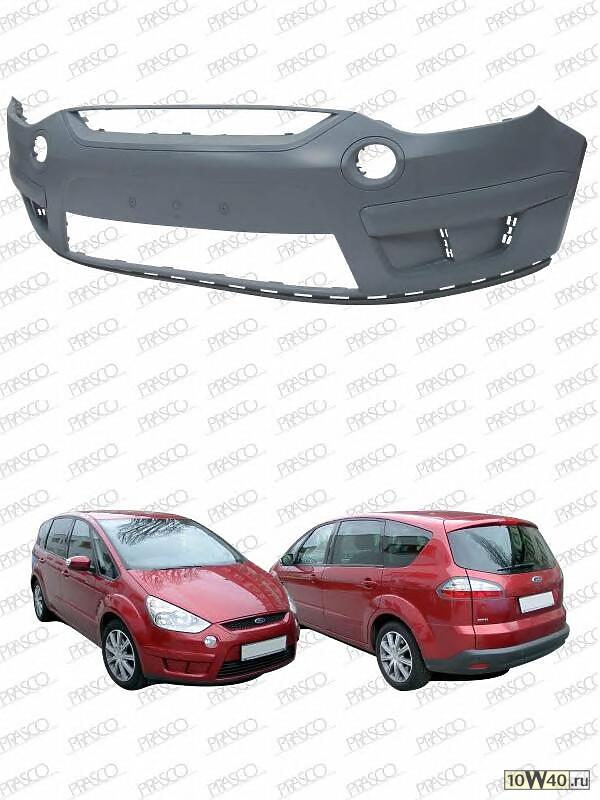 Бампер передний под покраску Premium / FORD S-max 06~