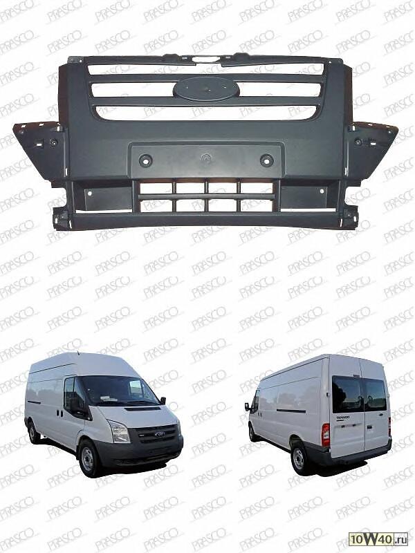 бампер передн. центр.\ ford transit 06-13