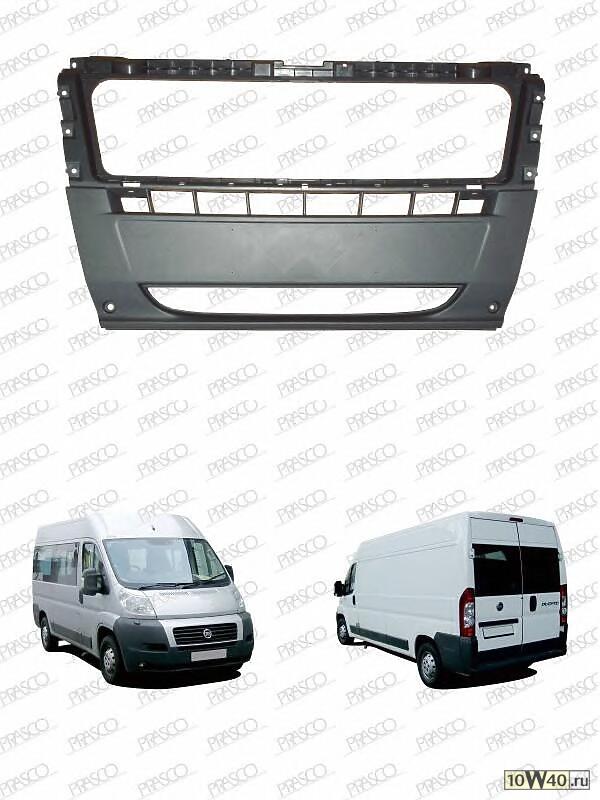 бампер передн.центр.часть с решеткой\ fiat ducato 06-14