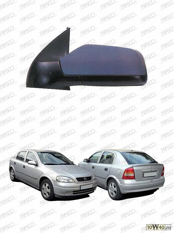 зеркало двери лев. электр. с обогр.грунт.\ opel astra g 98-03