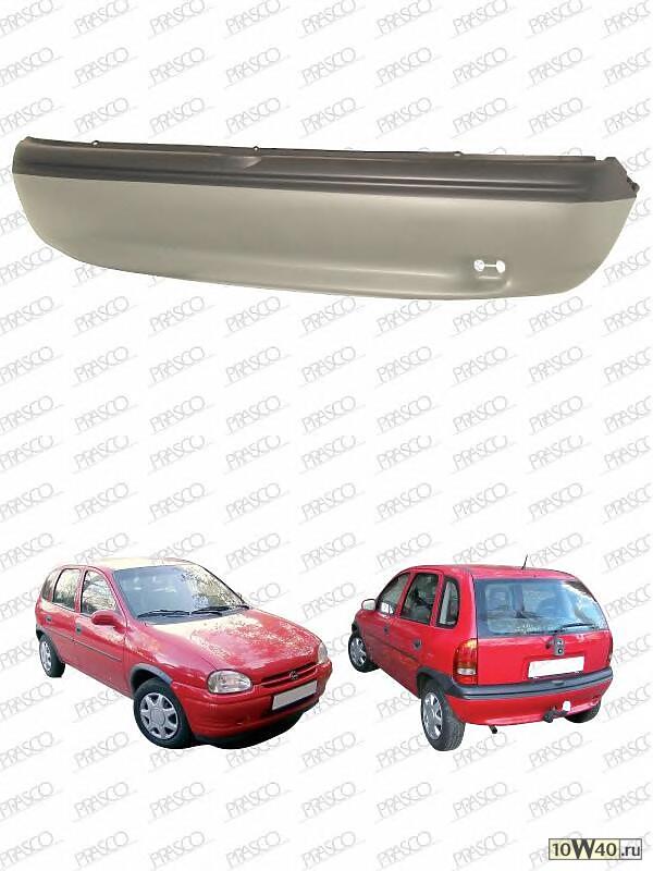 Бампер задний частично грунтованный / OPEL Corsa B 96~